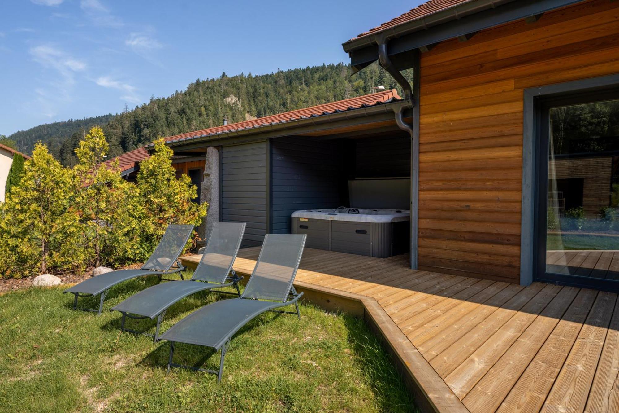 Chalet Nemesia Avec Spa A Gerardmer Bagian luar foto