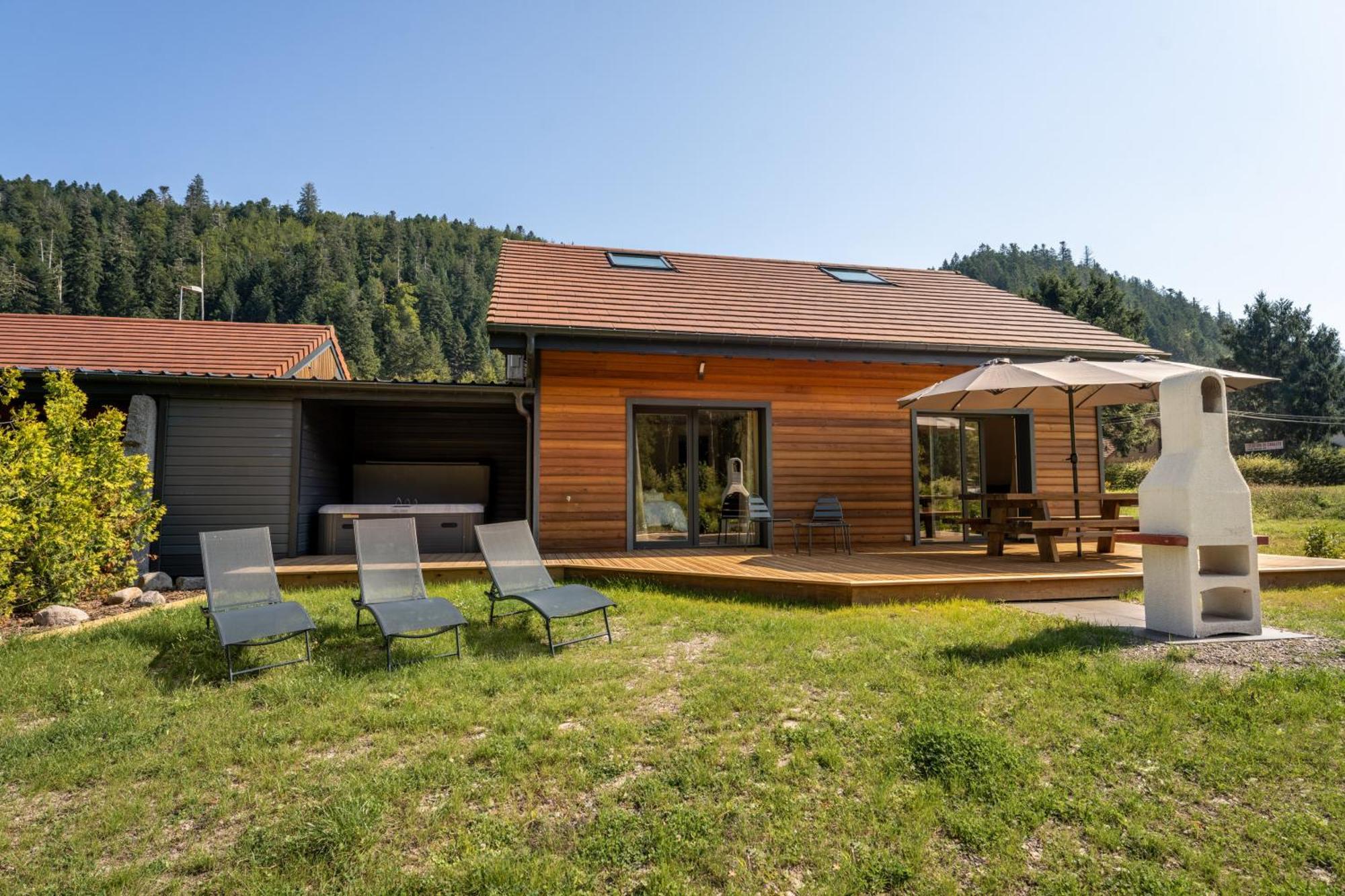 Chalet Nemesia Avec Spa A Gerardmer Bagian luar foto